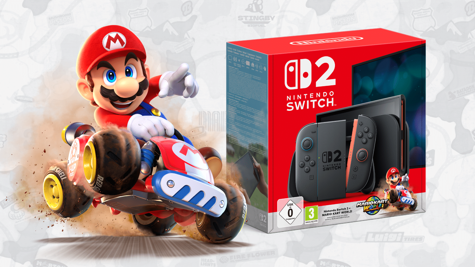NINTENDO Switch 2 - Mario World edition