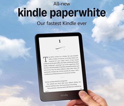 Kindle Paperwhite 16GB NO ADS קורא ספרים אלקטרוני קינדל דור 12 - ללא פרסומות