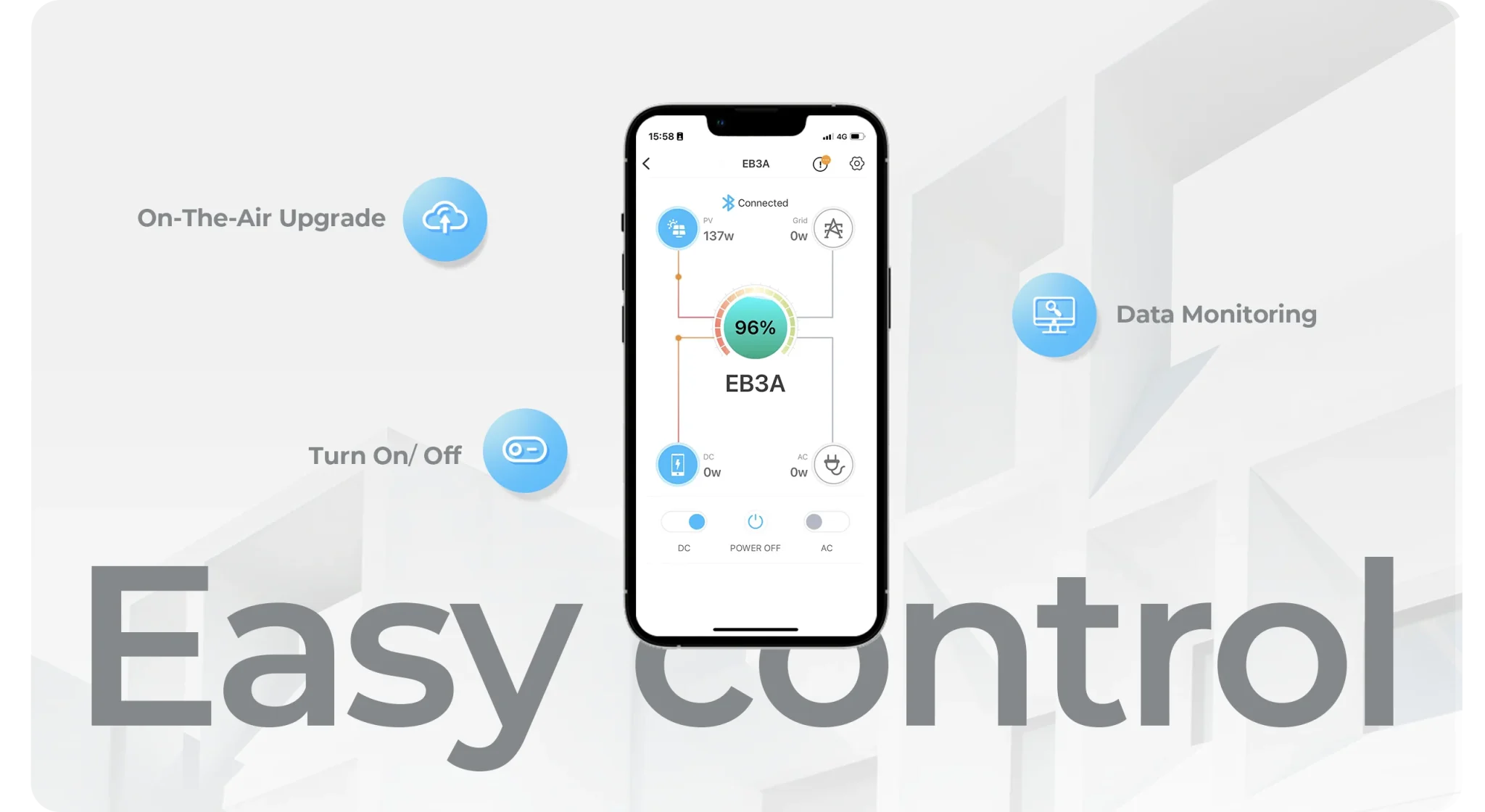 BLUETTI EB3A | 600W 268Wh תחנת כוח ניידת