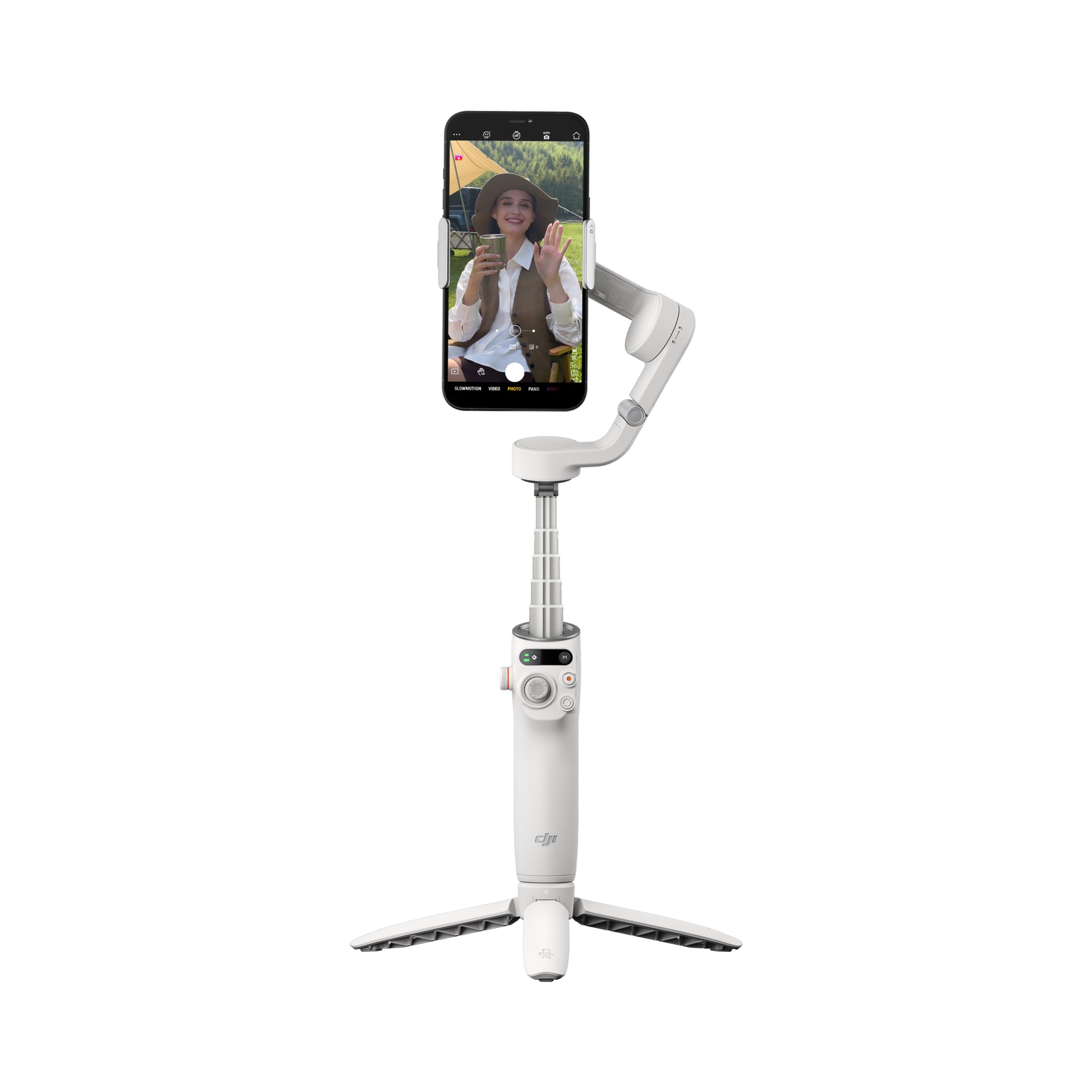 DJI Osmo Mobile 6 אפור פלטינום מייצב גימבל חכם לסמארטפונים