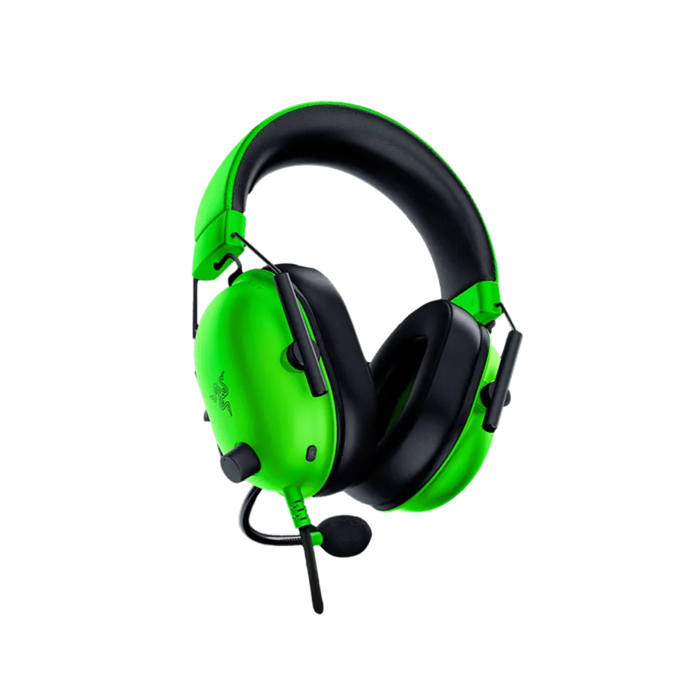 RAZER BLACKSHARK V2 X – אוזניות גיימינג ירוק