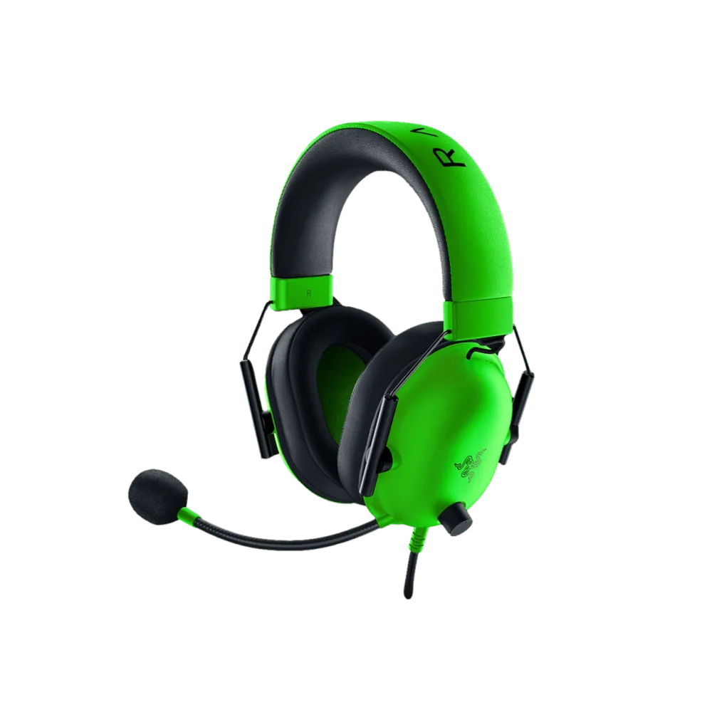 RAZER BLACKSHARK V2 X – אוזניות גיימינג ירוק