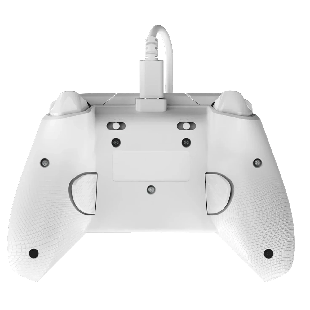 Turtle Beach Afterglow Wave בקר חוטי גיימינג תואם Xbox ו PC עם תאורת RGB -לבן