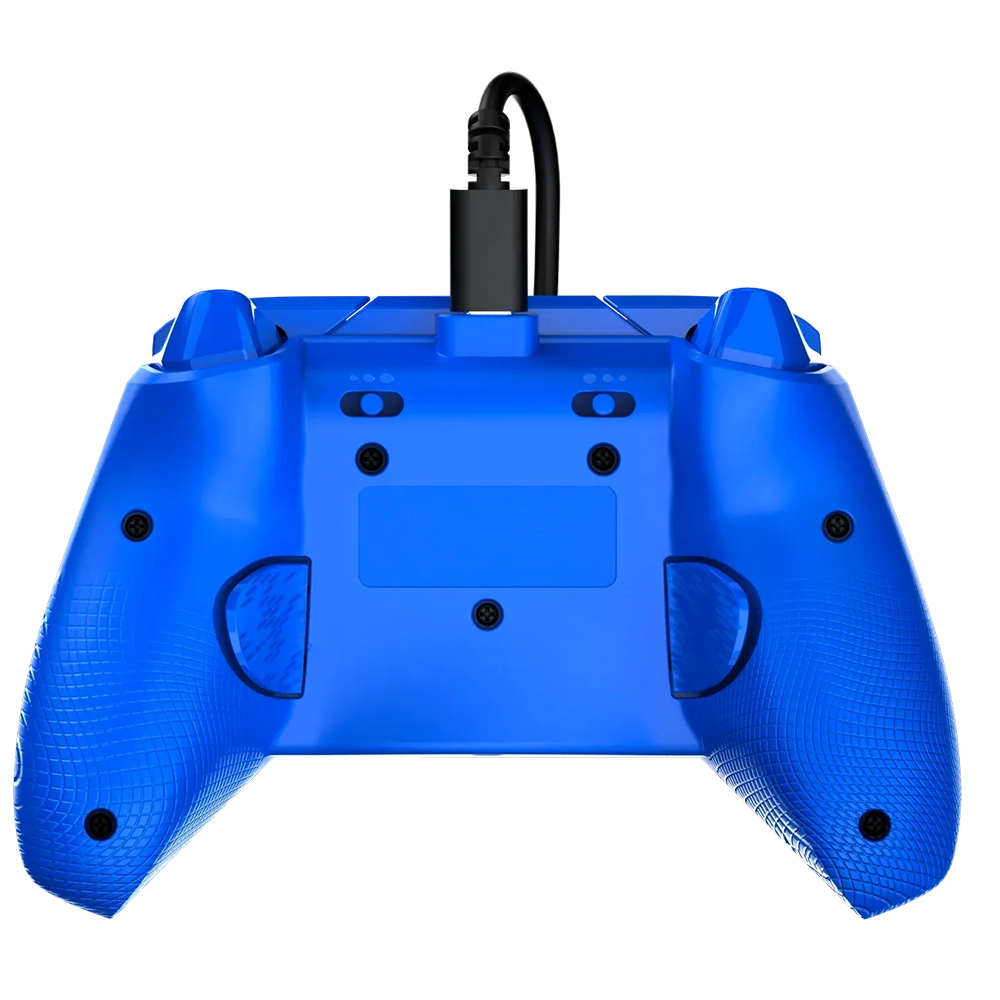 Turtle Beach Afterglow Wave בקר חוטי גיימינג תואם Xbox ו PC עם תאורת RGB -כחול