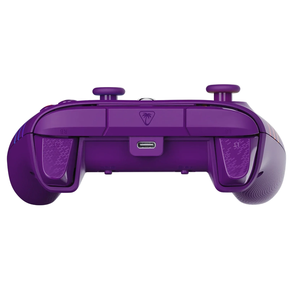 Turtle Beach Afterglow Wave בקר חוטי גיימינג תואם Xbox ו PC עם תאורת RGB -סגול