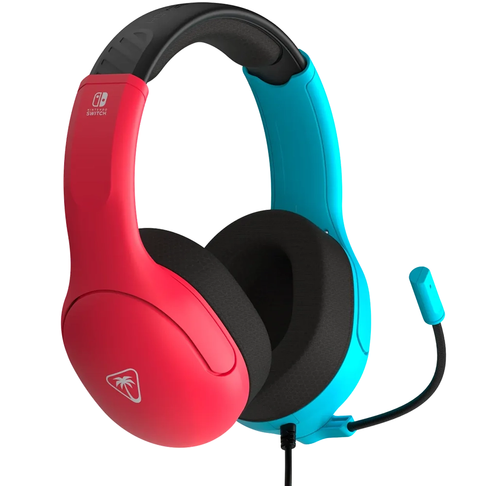 Turtle Beach Airlite Fit for Nintendo Switch אוזניות גיימינג חוטיות כחול-אדום