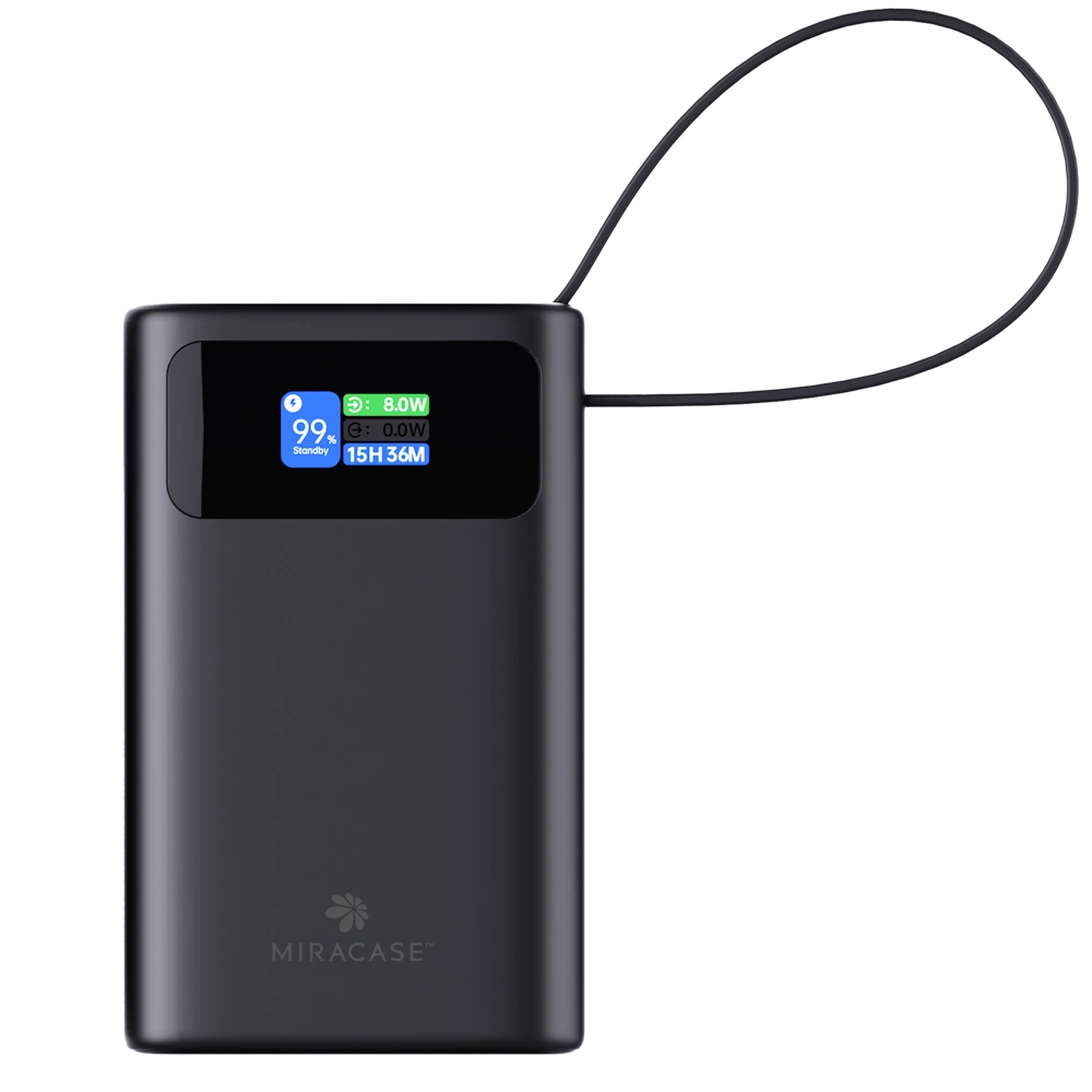 סוללה ניידת Miracase MPB20C45W – טעינה חכמה ומהירה בהספק של עד 45W