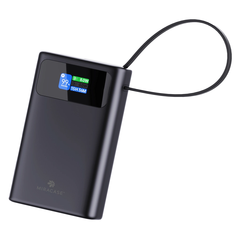סוללה ניידת Miracase MPB20C45W – טעינה חכמה ומהירה בהספק של עד 45W