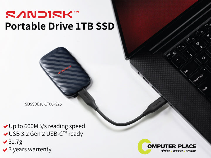 SanDisk 1TB Extreme Portable SSD (E10)