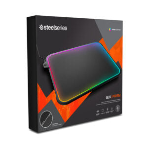 משטח לעכבר גיימינג SteelSeries QcK Prism Cloth RGB Medium 320x270x4