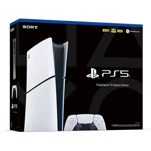 SONY PlayStation 5 Slim Digital 1TB קונסולה לבנה בקר 1