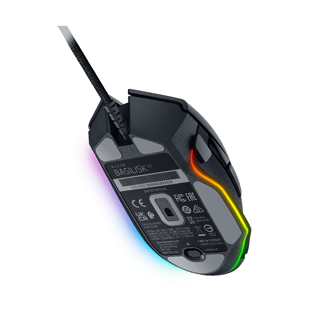 עכבר גיימינג Razer Basilisk V3 RGB עם תאורה מתקדמת