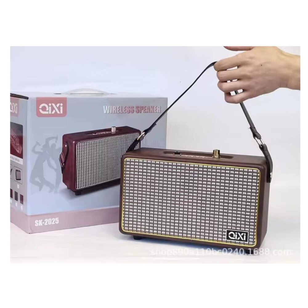 QIXI SK-2025 רמקול אלחוטי עיצוב רטרו