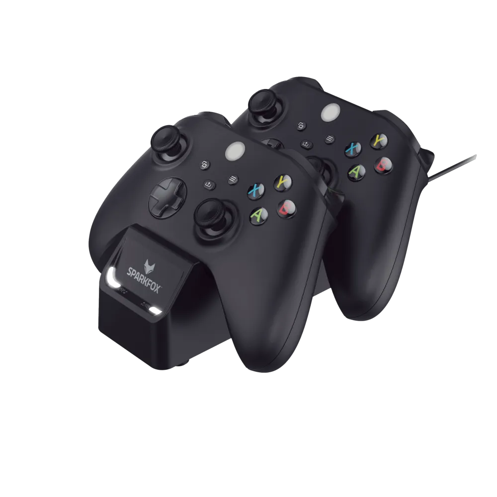 SPARKFOX ערכת טעינה עוצמתית לבקרי XBOX