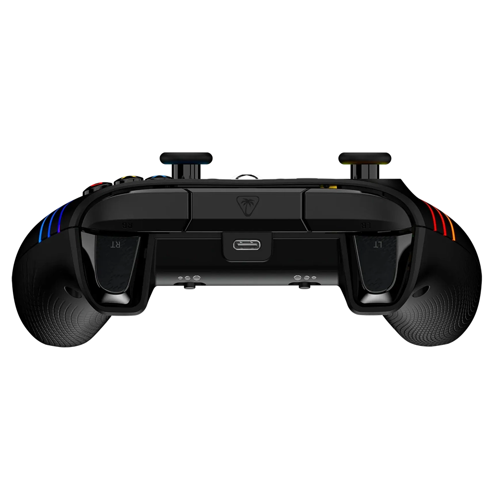 Turtle Beach Afterglow Wave בקר חוטי גיימינג תואם Xbox ו PC עם תאורת RGB -שחור