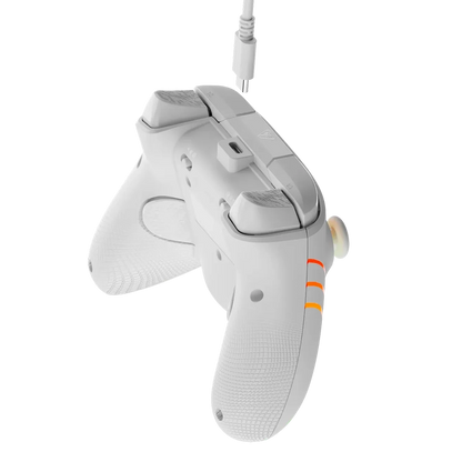 Turtle Beach Afterglow Wave בקר חוטי גיימינג תואם Xbox ו PC עם תאורת RGB -לבן