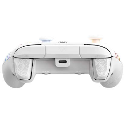 Turtle Beach Afterglow Wave בקר חוטי גיימינג תואם Xbox ו PC עם תאורת RGB -לבן