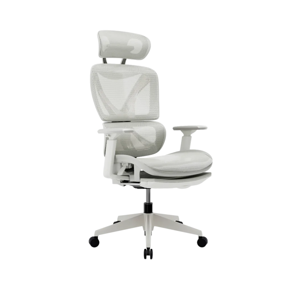 כיסא מנהלים ארגונומי בצבע אפור עם מסגרת אפורה דגם MWMS200 מבית MIRACASE