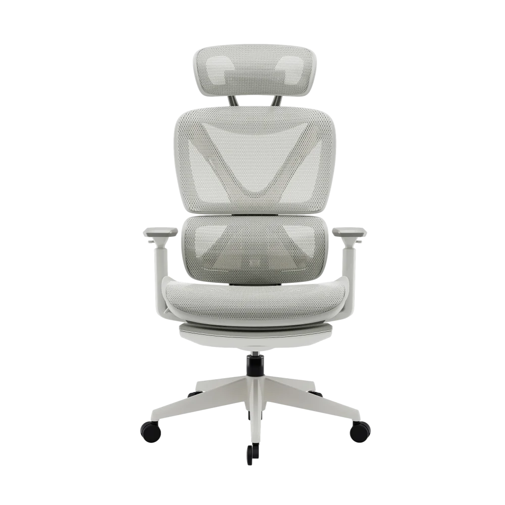 כיסא מנהלים ארגונומי בצבע אפור עם מסגרת אפורה דגם MWMS200 מבית MIRACASE