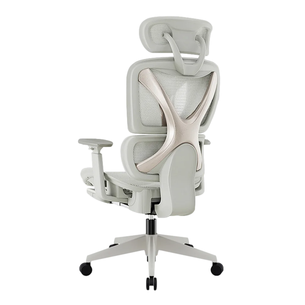 כיסא מנהלים ארגונומי בצבע אפור עם מסגרת אפורה דגם MWMS200 מבית MIRACASE