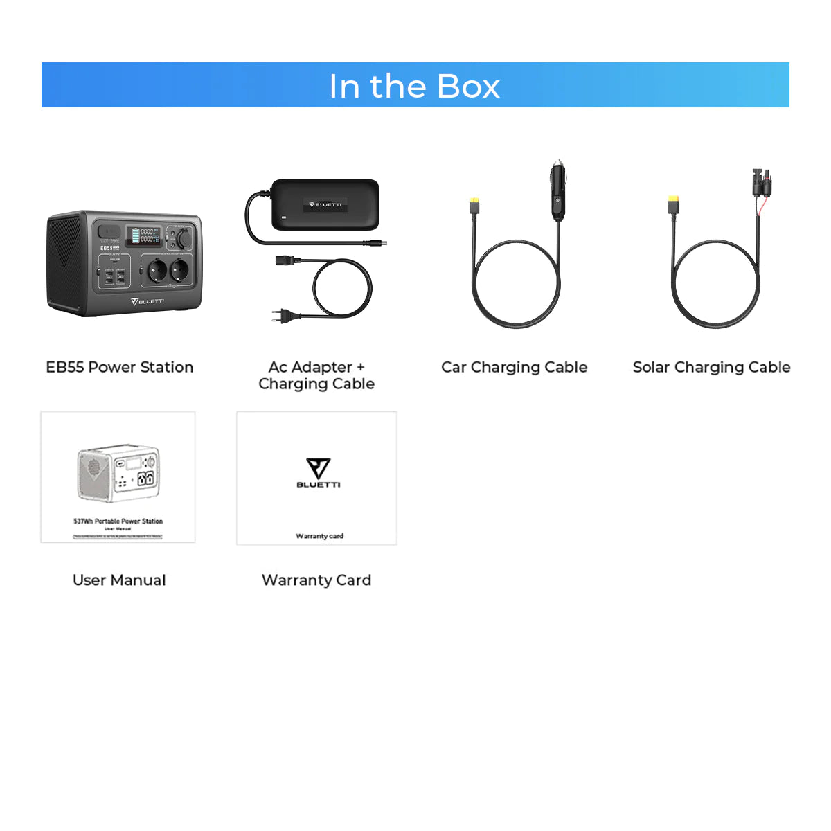 BLUETTI EB55| 700W 537Wh תחנת כוח ניידת