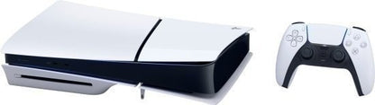 SONY PlayStation 5 Slim 1TB Blu-Ray  קונסולה לבנה שלט 1