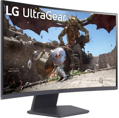 ''LG UltraGear 27GS60QC-B QHD VA 180Hz 27 מסך מחשב גיימינג קעור